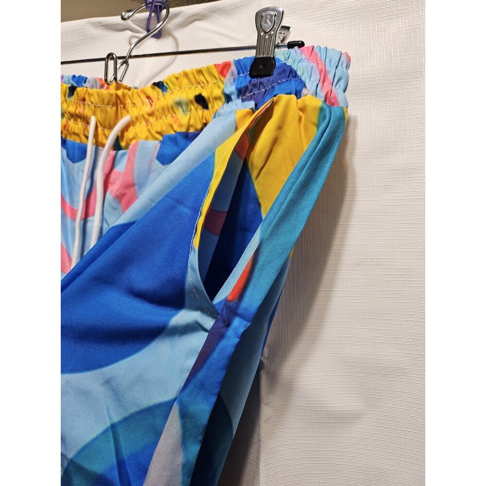 Colorful Abstract Print Shirt and Pants Set by TFY Collection - Picture 11 of 14